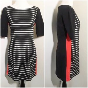 Eliza J Short Sleeve Stripes Dress 4